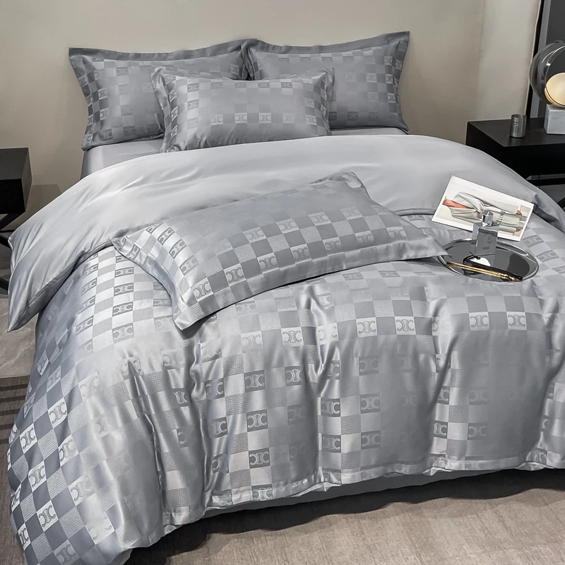 Brand Ultra Soft Luxury Customized High Quality Jacquard Bedding Sets