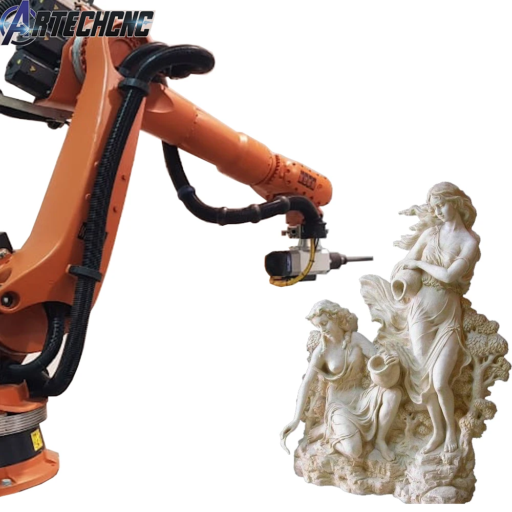 ARTECH High Precision and High Speed 3d Stone Engraving Carving Machine Cnc Marble Statues Sculpture Making Machine