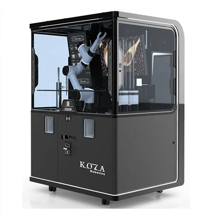 KOZA Well Designed Vending Machine Smart Commercial Unmanned Coffee Milk Tea Robot