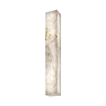 Alabaster modern simple hallway background household living room wall hanging light decorative atmosphere long strip wall light