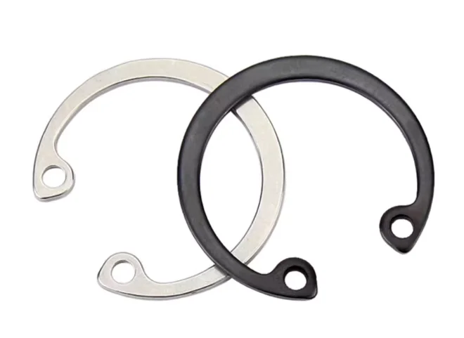 product customized high quality manufacturer circlip steel black internal lock washers normal type retaining ring for bores din 472-61