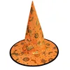 Orange Gold Foil Composite Witch Hat