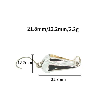 Zinc Alloy Clavicle Lure Sequin Micro-object Cock-mouth Makou Stream Freshwater Fish Artificial Hard Bait Killing Bait – Hard Lure – view 3