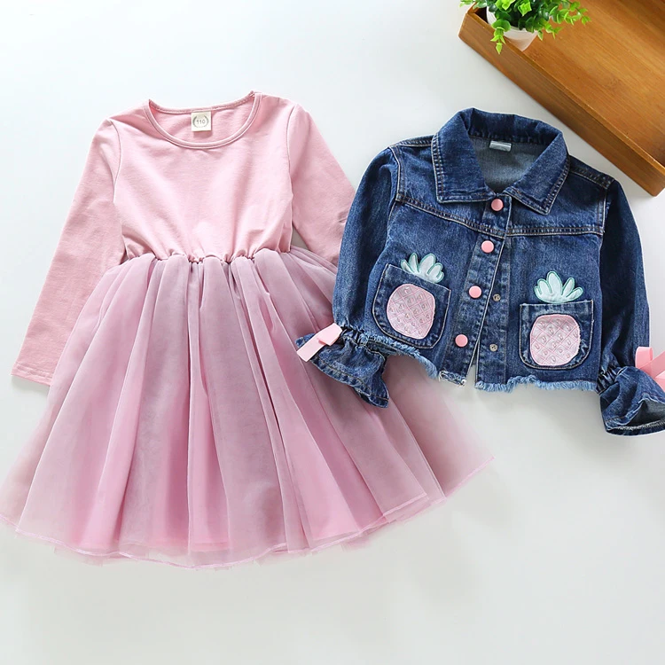 Stock Baby Girl Party Dresses Princess 