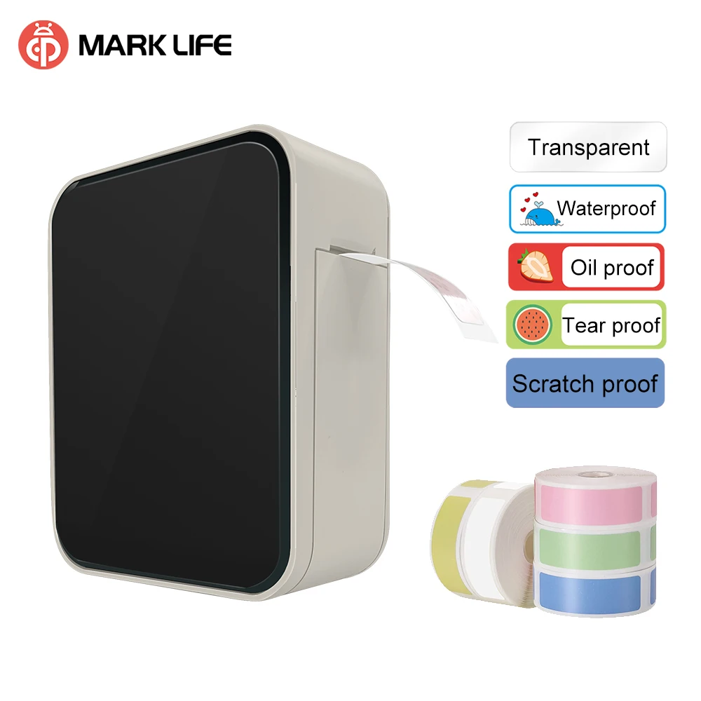 Makrlife P15 Green Thermal Label Maker Machine - Wireless Sticker