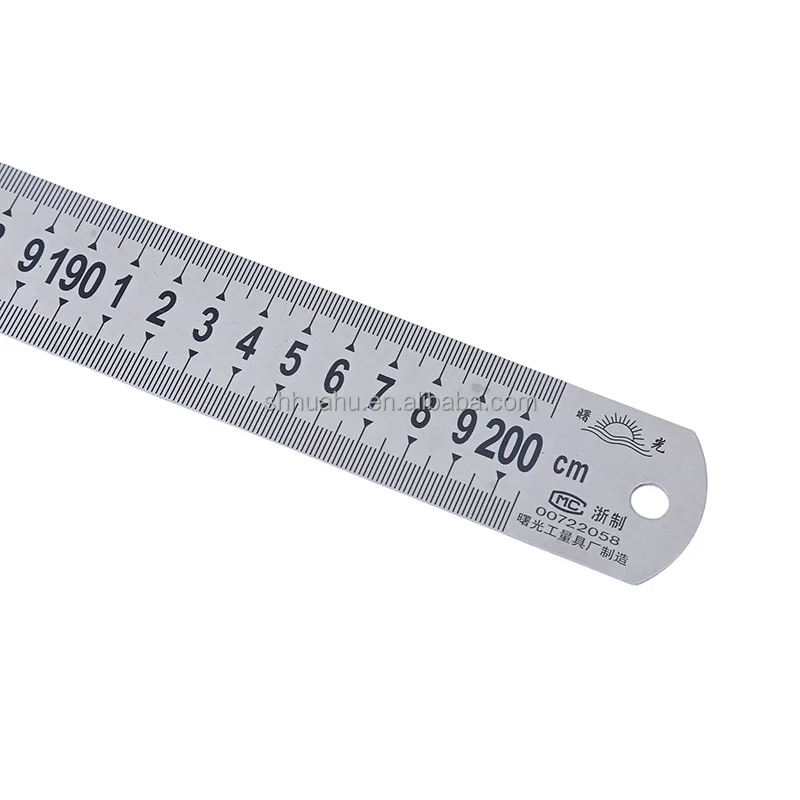 2m Ss Ruler ShuGuang 2M Stainless Steel Straight Metal Ruler with Sun Logo 200cm ...