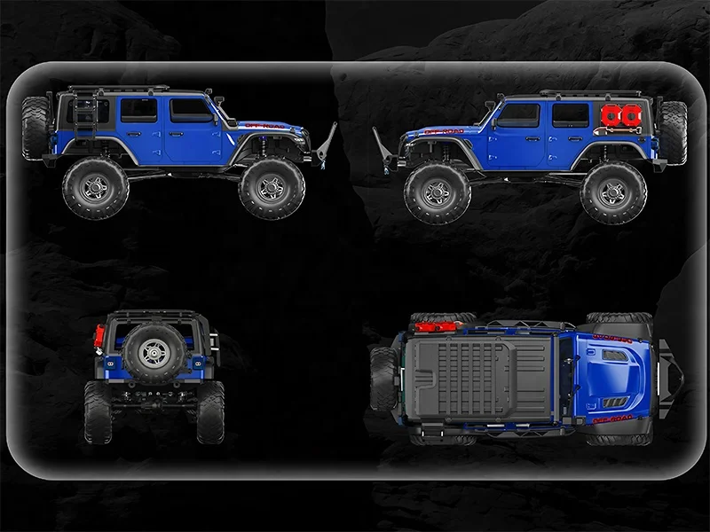 HB Toys R1011 R1013 18km/h 1:10 Scale Wilderness RUBICON RC