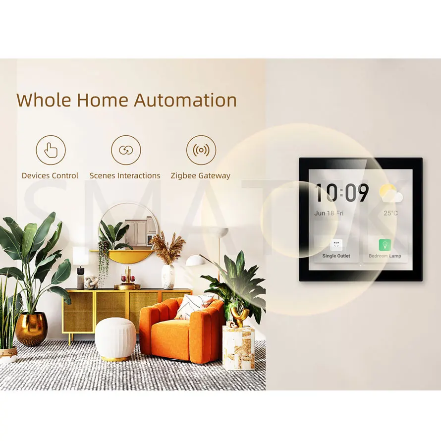 Manufacturer Direct Smart IR Remote Controller LCD Screen Android Operated for Wifi Zigbee BLE Devices Home Control Unit App
