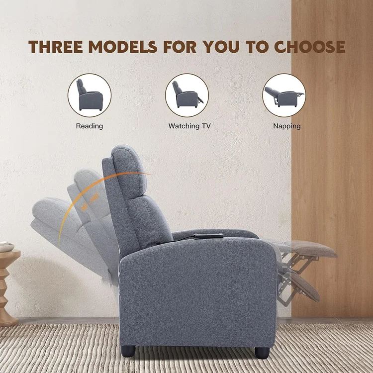 Modern Recliner Chair Functional Sofa Set 1 Seater Electric Recliner