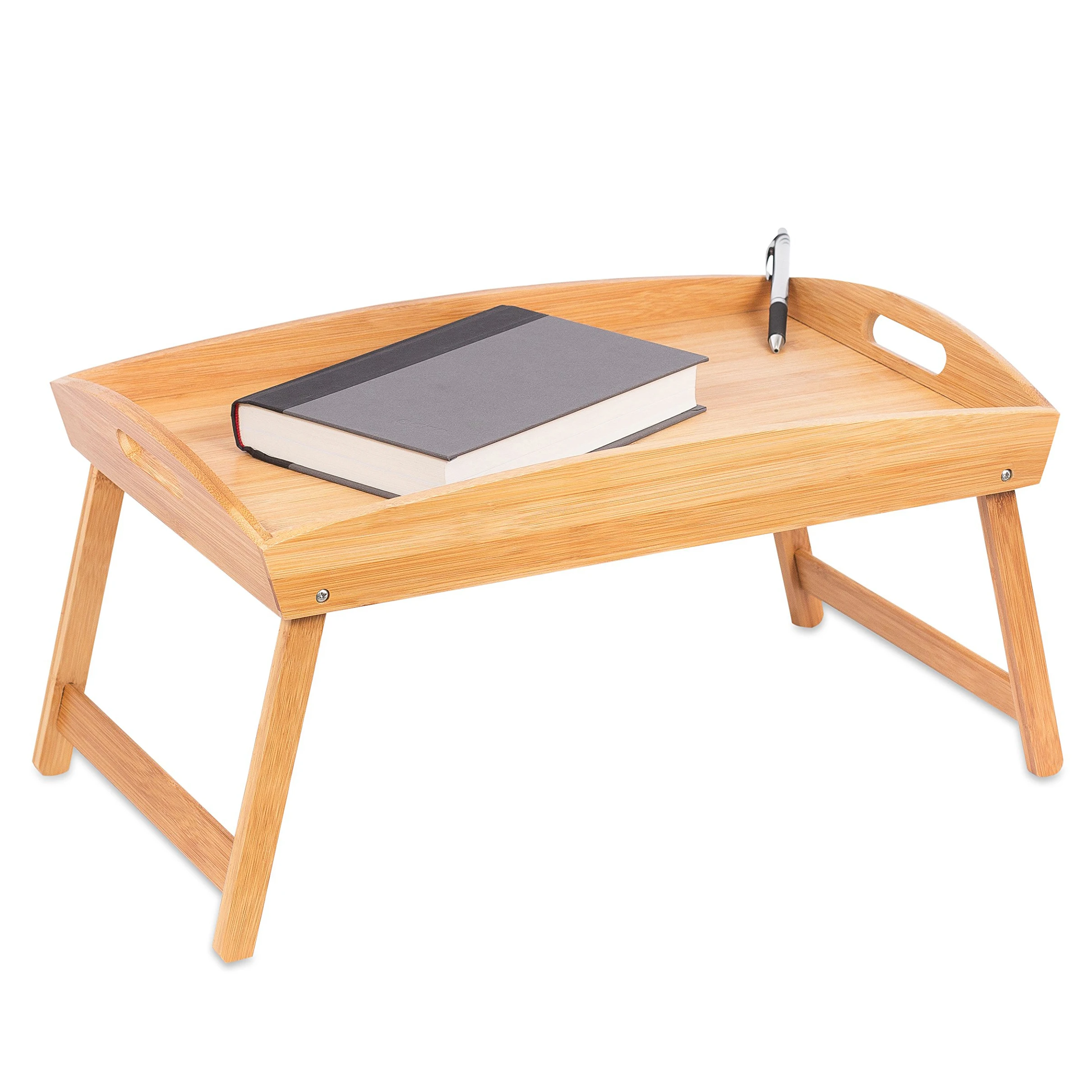 Bamboo Bed Tray Table Home Bamboo Bed Tray Breakfast Serving Tray With ...