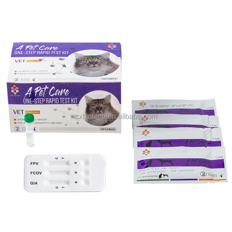 Veterinary Testing Kits Fipv Cat Feline Infectious Peritonitis Test Kit