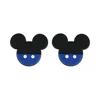 Mouse silicone Focal bead Navy Blue SA17-Q