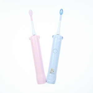 Pressure Sensing Kids High Quality Electric Toothbrush Child Cartoon Bear Shaped Usb Charge New Popular Competitive