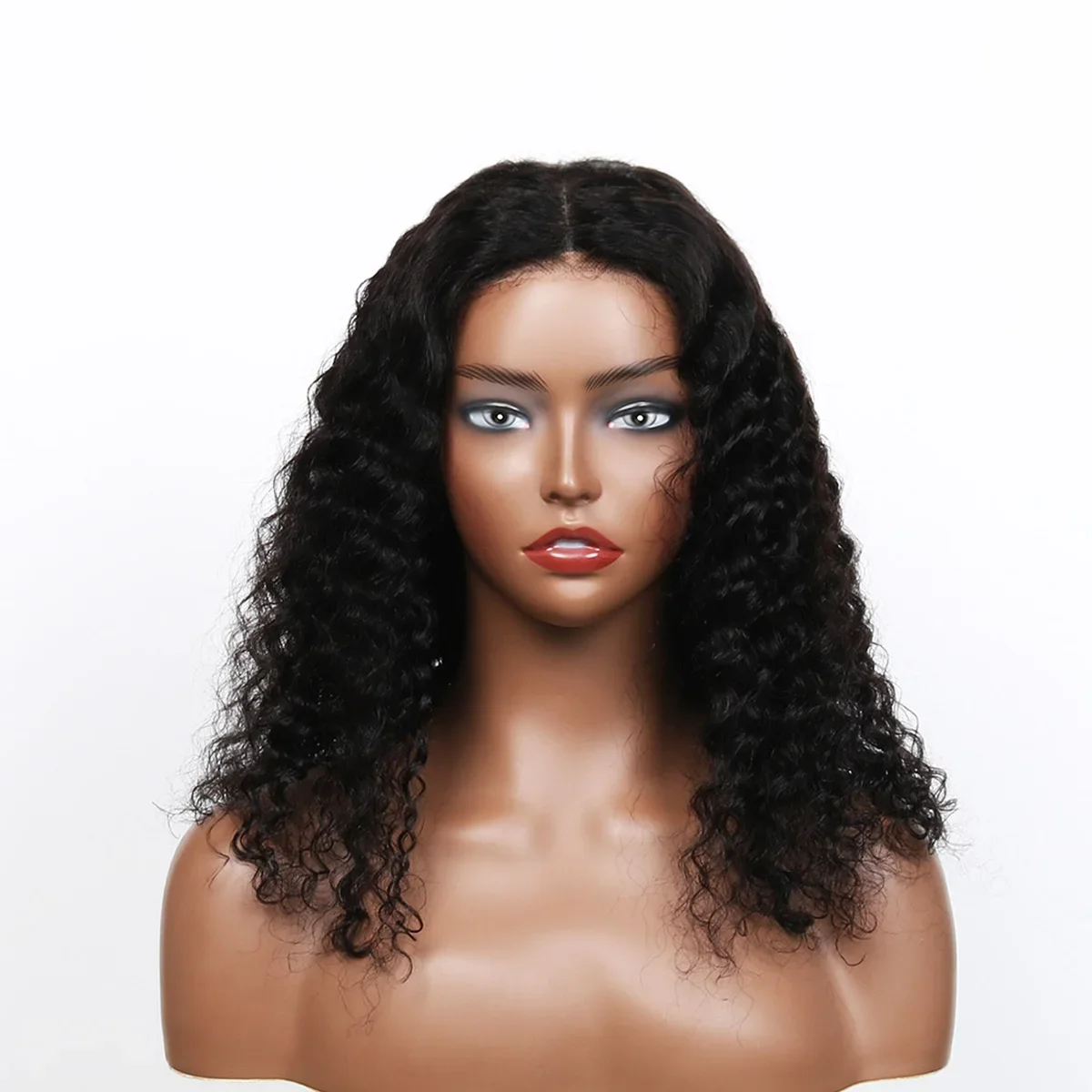 Περούκα χωρίς κόλλα, βαθιά κυματιστή τρίχα, προ-μαδημένη, προ-κομμένη, δαντέλα μπροστά, περούκα 180 πυκνότητας, τρίχα Remy για γυναίκες_voghion.com