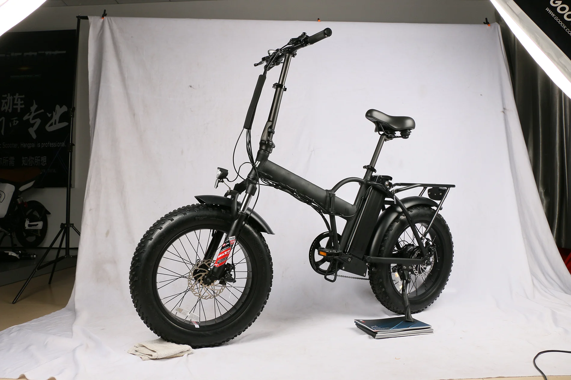 Vélo électrique Pliable 20 Pouces – Suspension Avant, Moteur 48V 350W Blanc