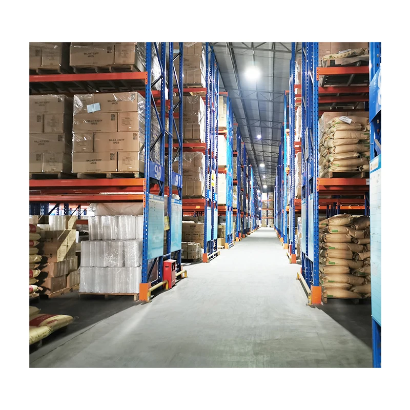 棚および保管ラック ヘビーデューティー倉庫保管単一の深さの分解パレットラック産業用組み立て選択ラック