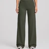 Pantaloni a gamba dritta verde oliva