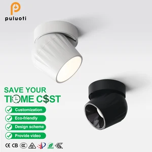 Modern LED 360° Flexible Angle Surface Spot Light Warm White COB Ceiling Light Spotlights for Office Living Room Hotel Reading