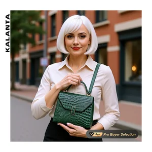 KALANTA Designer Bags Money Elegant Femme Bolsos Girls Lining Medium Shoulder Handle Top-Handle Pattern