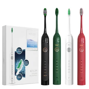 ML918 Sonic Electric Toothbrush Rechargeable for Adults, Pressure Sensing Technology with 2 Minutes Smart Timer,  5 Modes