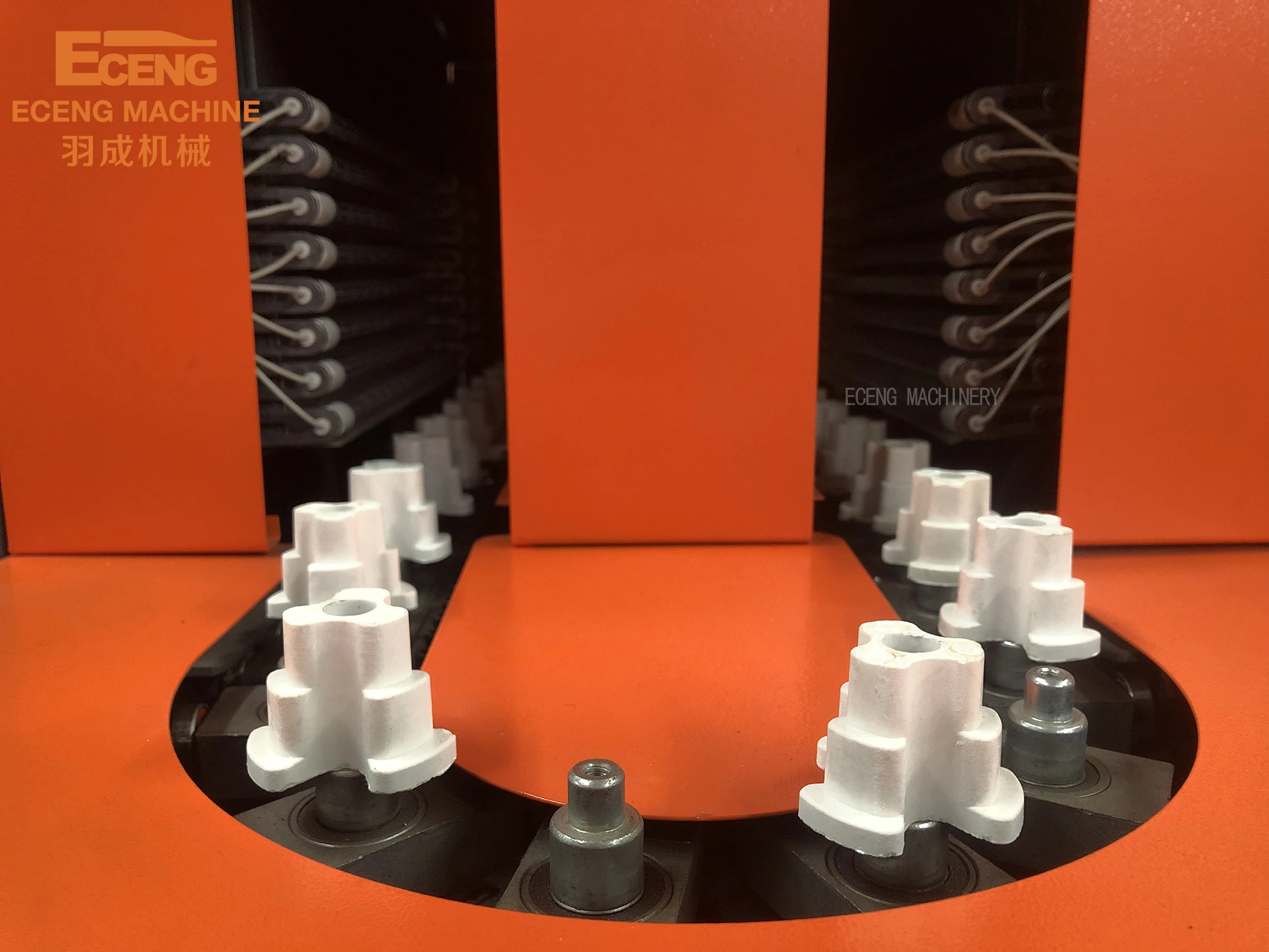 Infrared Type Semi Automatic PET Bottle Blowing Machine 5 Liter Oil Bottles Making Machines