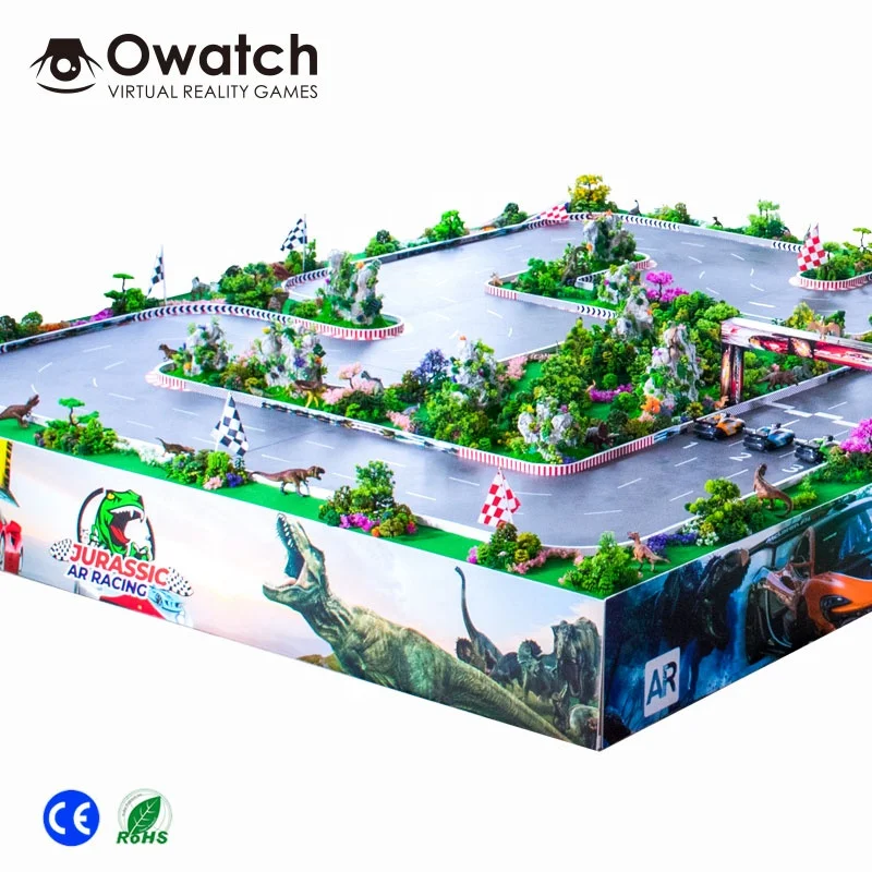 Multi Players Interactive AR Racing Car Game Machine Entertainment Augmented Reality Race Car Simulator