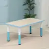 Light blue wood grain single table
