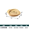 Ovale-125 cm de large-98 cm cercle intérieur-chêne