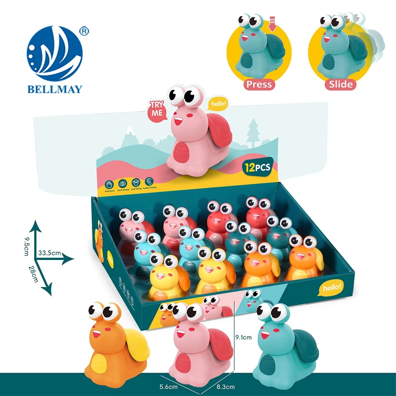 
 Игрушка Bemay с прессом и раздвижными милыми животными, детская мультяшная игрушка для бега  