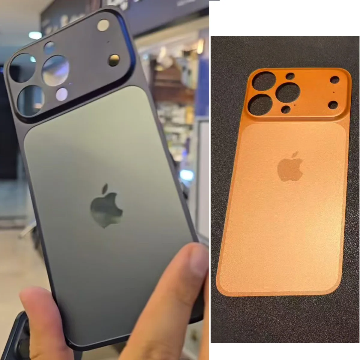 Metal Frame Back Shield for IPhone 13 14 15 Pro Max Mobile Accessories ...