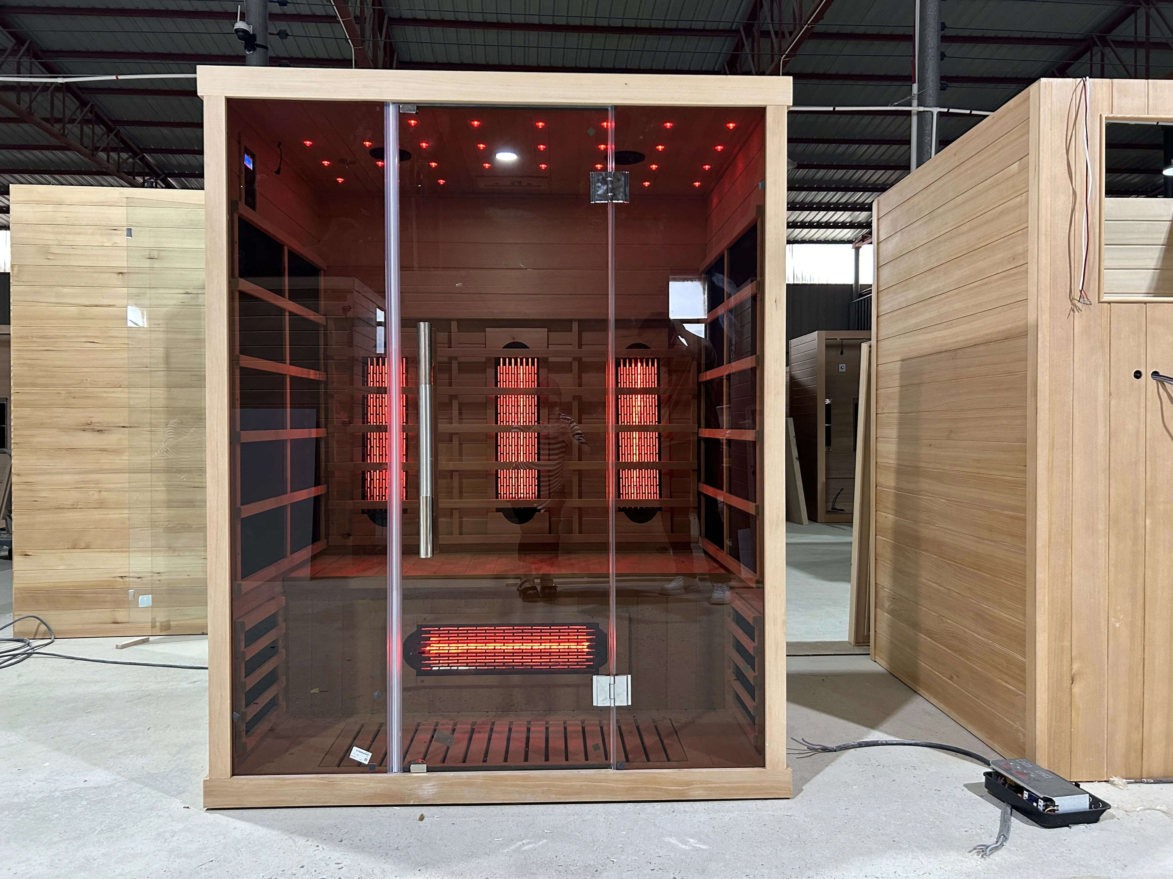 Customize High End Hemlock 2 Person Luxury Sauna 3 Person Sauna Buy