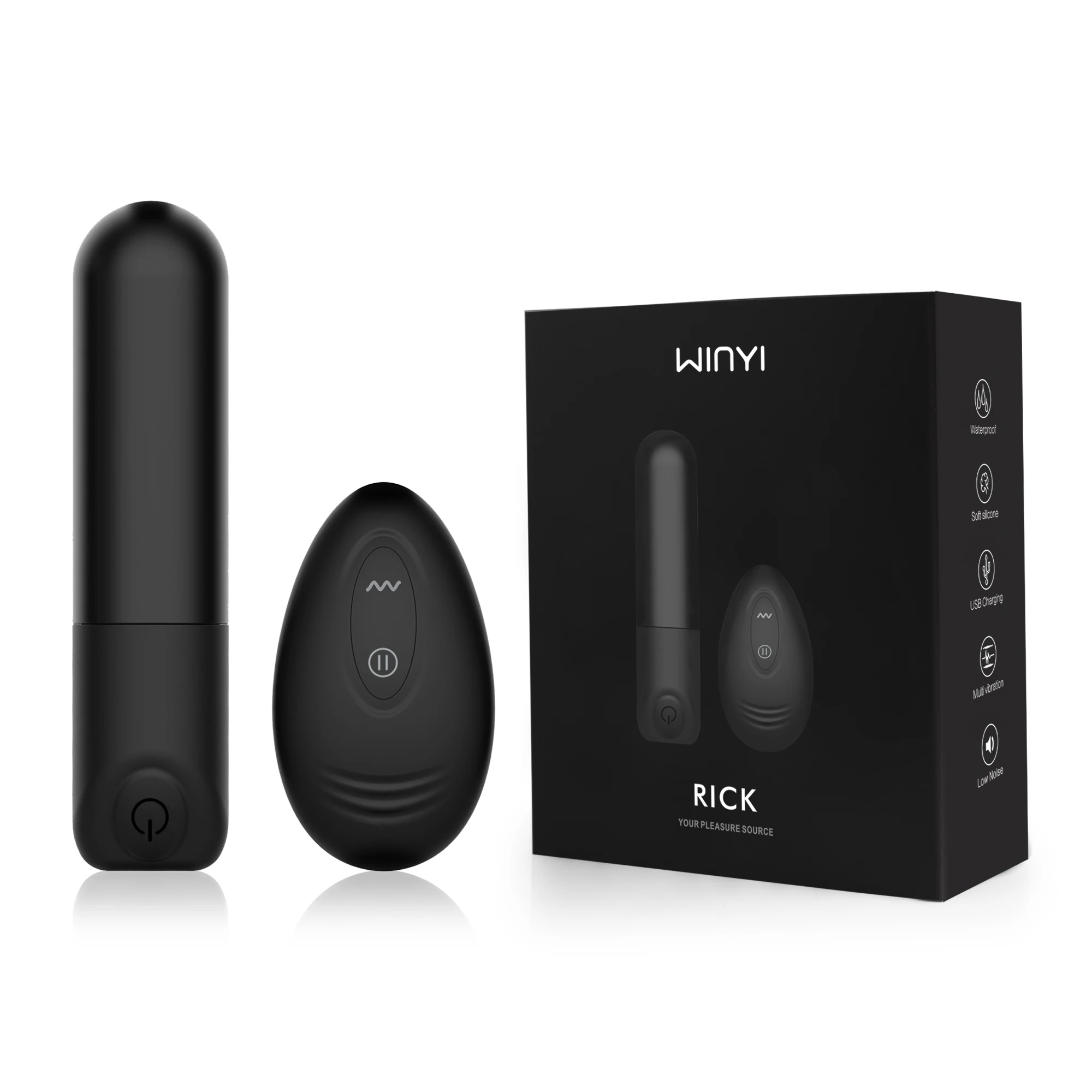 2023 Hot Selling 10 Speed USB Rechargeable Silicone Mini Bullet Vibrator Sex Toy Women Egg Jumping