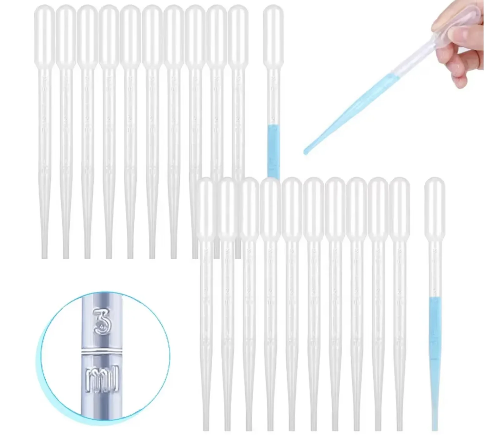 KMT-PP205 Dropper 3ml Plastic Transfer Pipette Pasteur