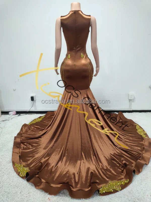long brown flowy dress Melrose Brown Maxi Dress - 12 main image 0