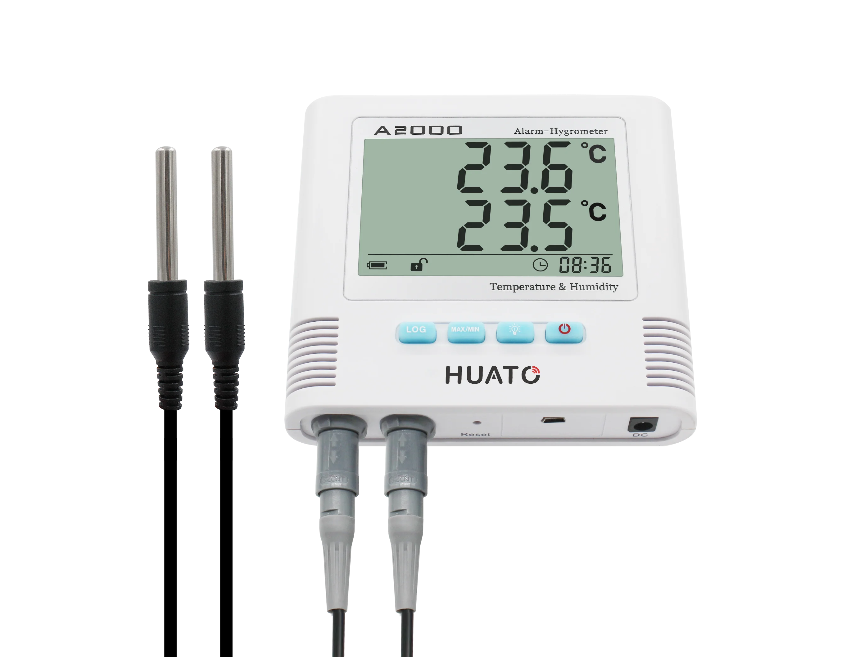 Sound Light Alarm for Temperature and Humidity Digital Thermometer Hygrometer