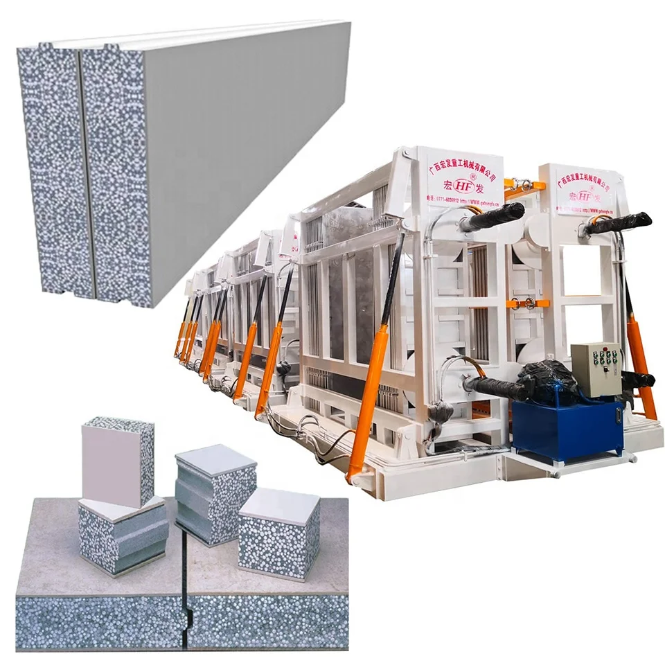 Precast Concrete Wall Panel Machine Styrofoam Making Moulding Lightweight Hollow Eps Cement Sandwich Precast Wall Panel Concrete