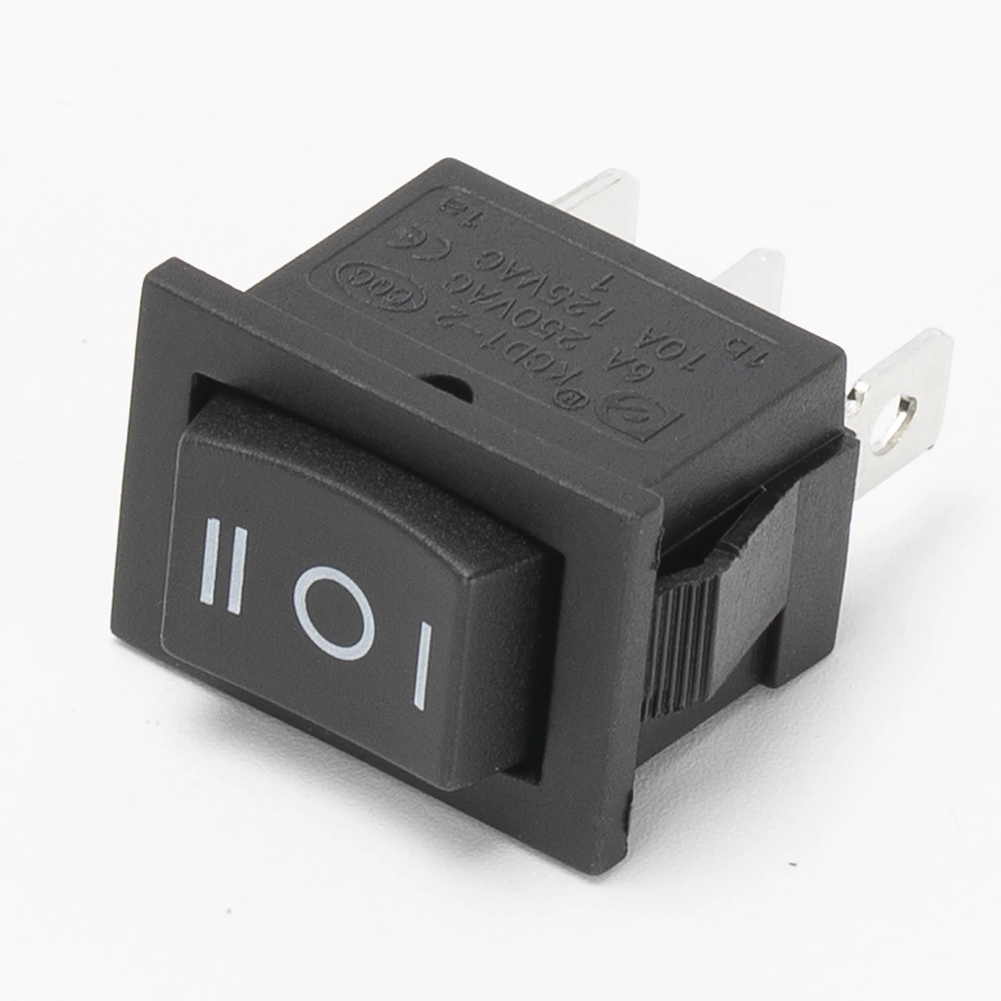 3PIN on off Rocker Switch for Automotive 6A 250VAC 3 Way with Solder Terminal
