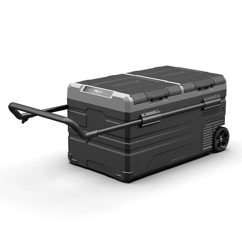 Alpicool TWW95 95L Dual-Zone Car Fridge with Wheels & Handle