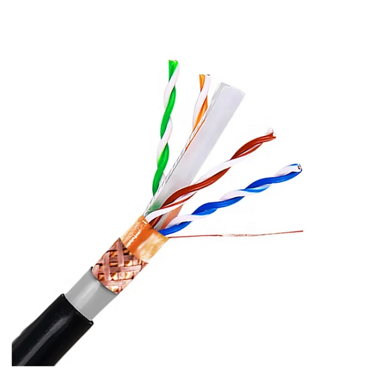 CAT6 UTP FTP SFTP Outdoor Network Cable 305m 1000ft 4pr 23awg BC CCA Cat6 Cat6e Cat6a Lan Ethernet Cable Communication Cables