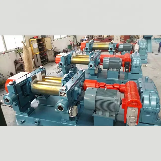 Rubber Two Roll Mill  Stock Blender  Rubber or Plastic Used Rubber Mixing Mill Lab test Machine