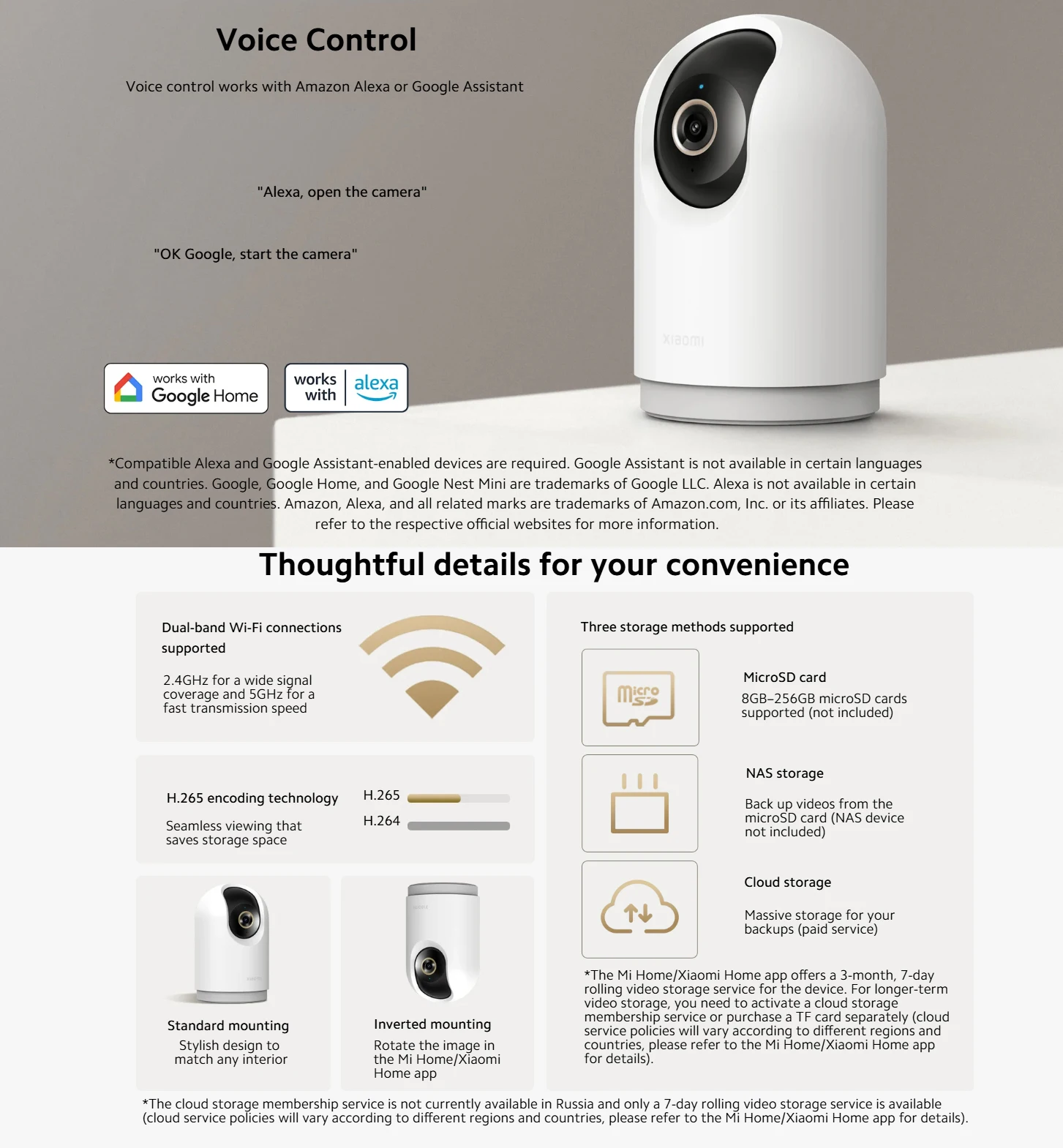 Xiaomi Smart Camera C500 Pro Advanced Security Features