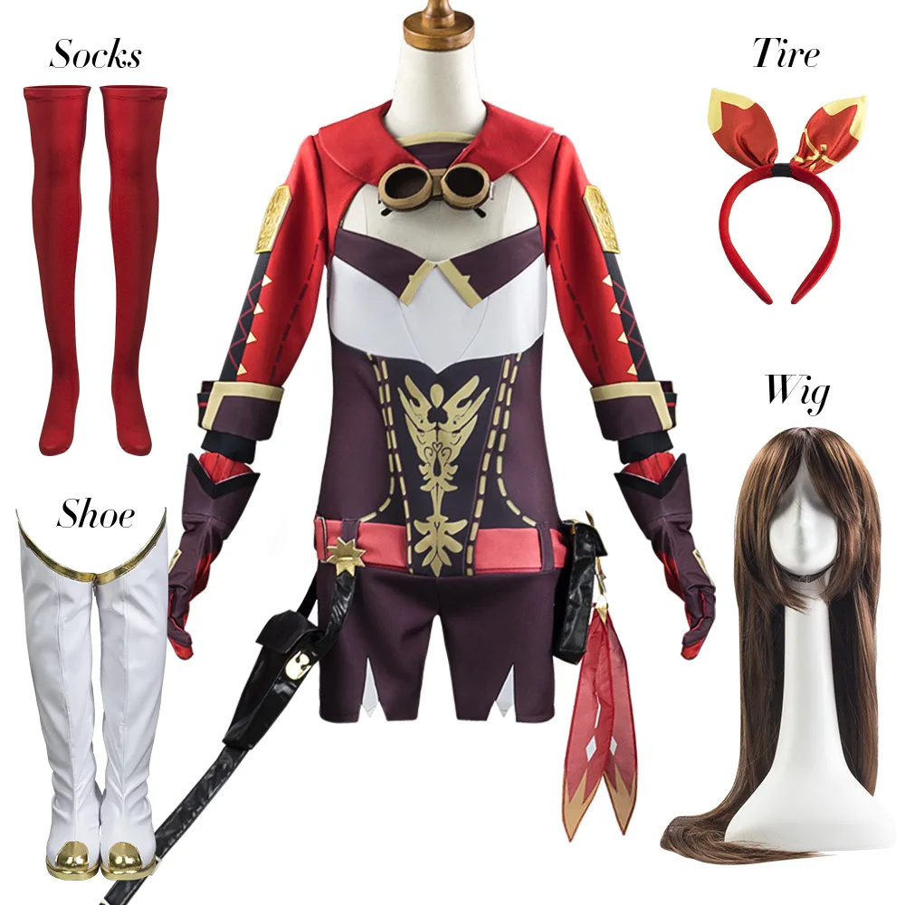 Genshin Impact Cosplay Costume Amber Costume Halloween Women S Funny Anime Costumes Buy