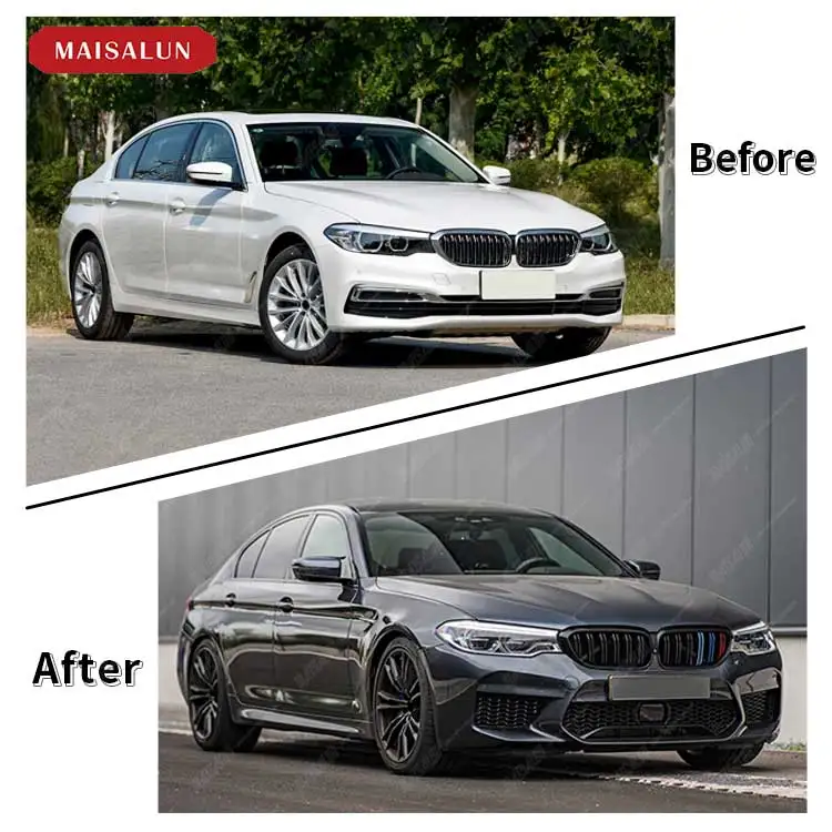 High Quality M5 Style Wide Body Kit for BMW 5 Series G30 G38 PRE Include Front Rear Bumper With Grille Side Skirts