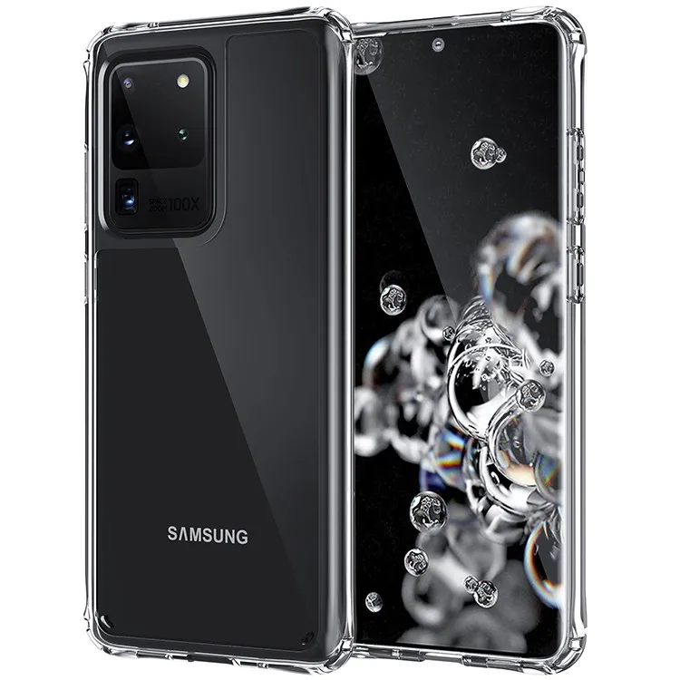 Most Popular Ultra Clear Transparent Anti-Fall Shock-Proof  Mobile Case For Samsung