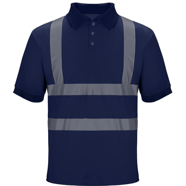 blue reflective safety shirts