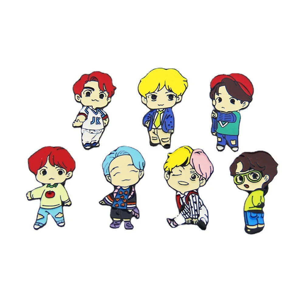 Bts Enamel Pin Enamel Hadiah Kustom Bintang Korea Lucu Lencana Karakter Kartun Buy Bts Enamel Pin Enamel Pin Manufactuer Kustom Cute Kawaii Enamel Pin Product On Alibaba Com