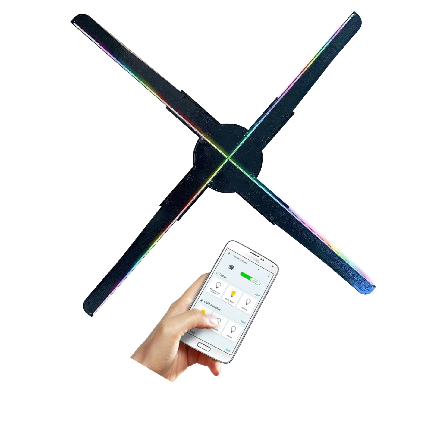 65CM Advertising 3D Fan Hologram Missyou 3D Hologram Projector