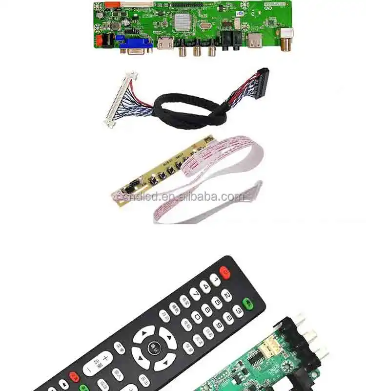 Custom Motherboard Universal Tv Mainboard Hdv56ras Tv Board Assembly