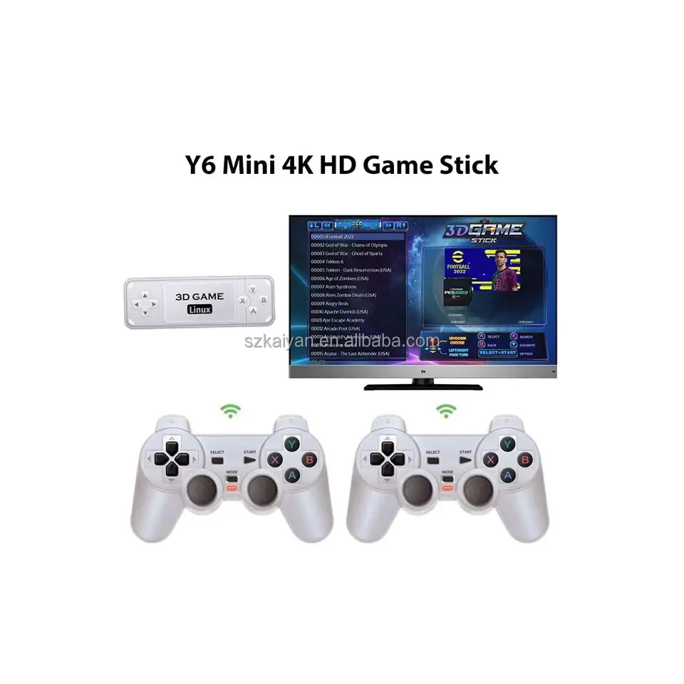 y6 game stick 4k output retro