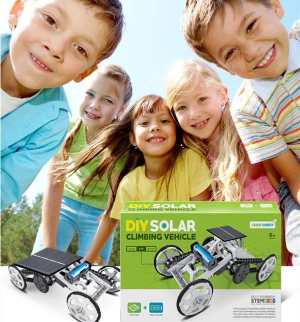 
 Детская игра для научного обучения, Обучающие игрушки «сделай сам», многофункциональные игрушки, солнечная система, автомобиль, игрушка для детей  